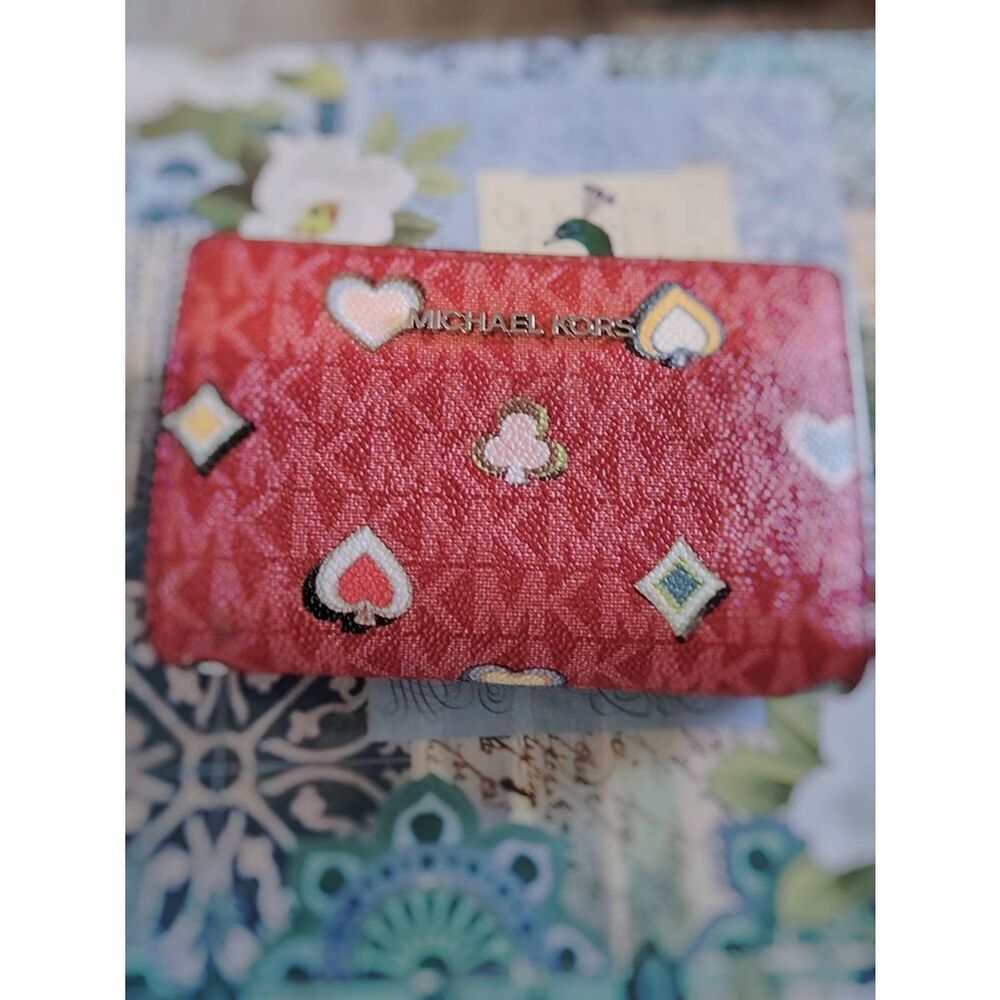 MICHAEL KORS Large Jet Set Raspberry Tote Bag & Matching Wallet - Picture 5 of 8